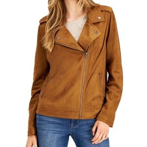 NWOT | Philosophy | Vegan Suede Leather | Moto Jacket | M